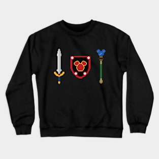 Kingdom Hearts Dream Weapons Pixel Art Crewneck Sweatshirt